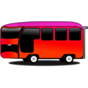 download Bus Cartoon clipart image with 315 hue color