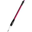 download Writing Brush clipart image with 315 hue color