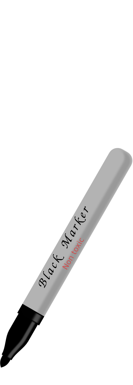 Black Marker Marcador Negro