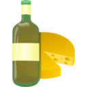 download Wine And Cheese clipart image with 0 hue color
