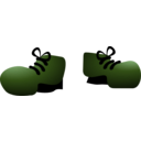download Monster Shoes clipart image with 90 hue color