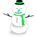 download Snowman clipart image with 135 hue color