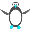 download Tux clipart image with 135 hue color