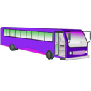 download Bus clipart image with 270 hue color