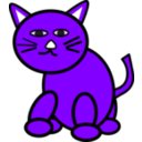 download Cat clipart image with 225 hue color