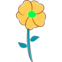 download Flower Flor clipart image with 90 hue color