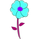 download Flower Flor clipart image with 225 hue color