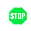 download Stop Sign clipart image with 135 hue color