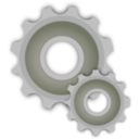 download Gears clipart image with 225 hue color