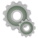 download Gears clipart image with 270 hue color