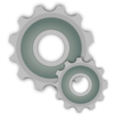 download Gears clipart image with 315 hue color