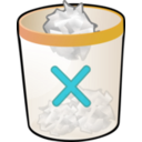 download Trash Bins clipart image with 180 hue color