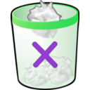 download Trash Bins clipart image with 270 hue color