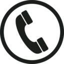 download Phone Icon clipart image with 270 hue color