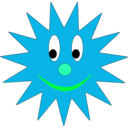 download Sun clipart image with 135 hue color