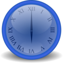 download Golden Clock clipart image with 180 hue color