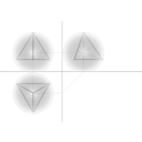 download Tetrahedron Sphere Outside Tetraeder Umkugel clipart image with 45 hue color