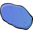 download Potato clipart image with 180 hue color
