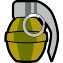 download Grenade clipart image with 270 hue color