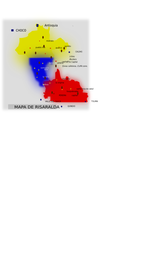 Mapa Risaralda