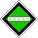 download Gd 21 Sign Temporary Sign Lower Pantograph clipart image with 270 hue color