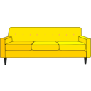 download Purple Sofa clipart image with 135 hue color