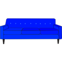 download Purple Sofa clipart image with 315 hue color