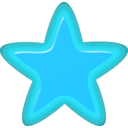 download Yellow Star clipart image with 135 hue color