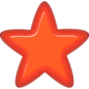 download Yellow Star clipart image with 315 hue color