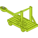 download Catapult clipart image with 45 hue color