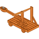 download Catapult clipart image with 0 hue color