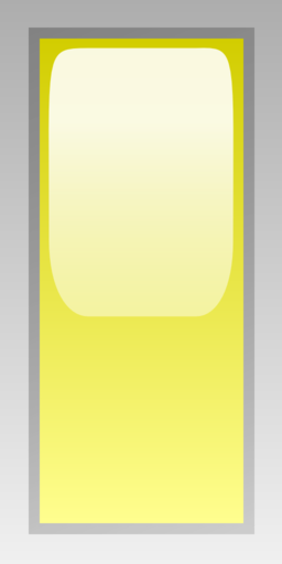 Led Rectangular V Yellow