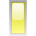 Led Rectangular V Yellow