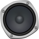 download Audio Speaker clipart image with 225 hue color