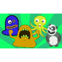 download Weird Monster Creature Party clipart image with 45 hue color