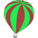 download Hot Air Balloon clipart image with 135 hue color