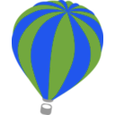 download Hot Air Balloon clipart image with 225 hue color