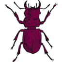 download Stag Beetle clipart image with 315 hue color