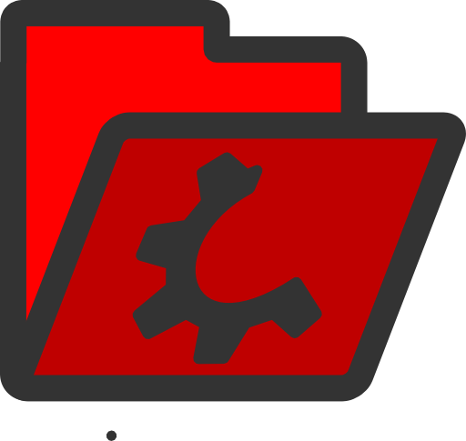 Folder Red Open
