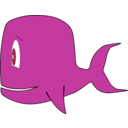 download Whale clipart image with 135 hue color