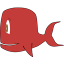 download Whale clipart image with 180 hue color