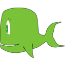 download Whale clipart image with 270 hue color