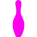 download Bowling Pin Orange clipart image with 270 hue color