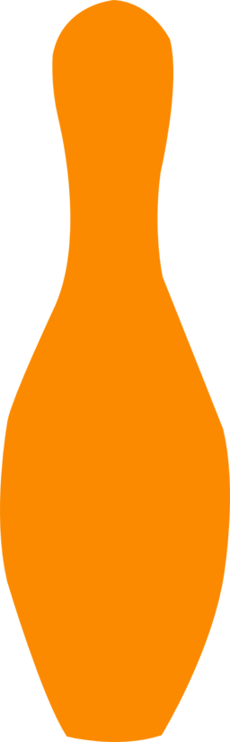 Bowling Pin Orange