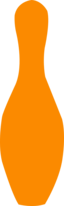 Bowling Pin Orange