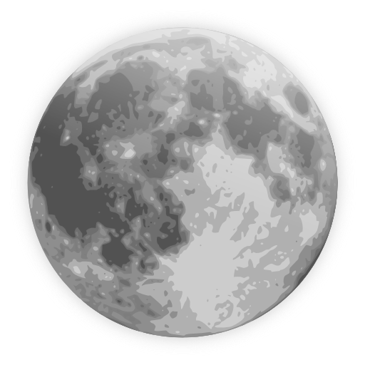 Weather Icon Full Moon