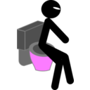 download Toilet clipart image with 90 hue color