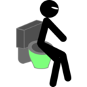 download Toilet clipart image with 270 hue color