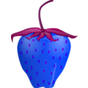 download Strawberry clipart image with 225 hue color