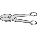 download Metal Shears clipart image with 90 hue color